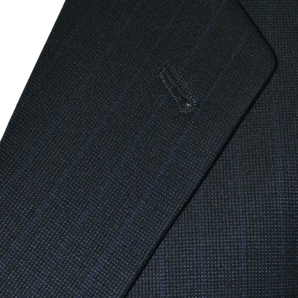 Coppley Suit Ermenegildo Zegna Cloth Navy Wool 2 Pc Mens Blazer 46L pant 36x31